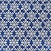 JAM Paper® Christmas Wrapping Paper- 25 Sq Ft - Blue & Silver Snowflakes Design - Sold Individually