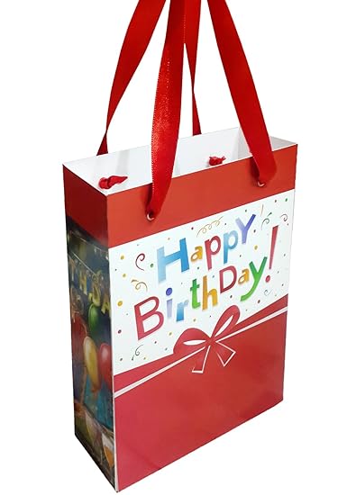 return gift paper bags for birthday