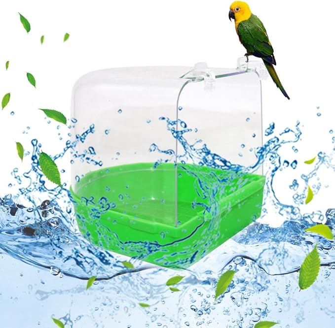 blendivt Bird Bathtub Parrot Bathtub Bird Cage Bathtub Suitable for