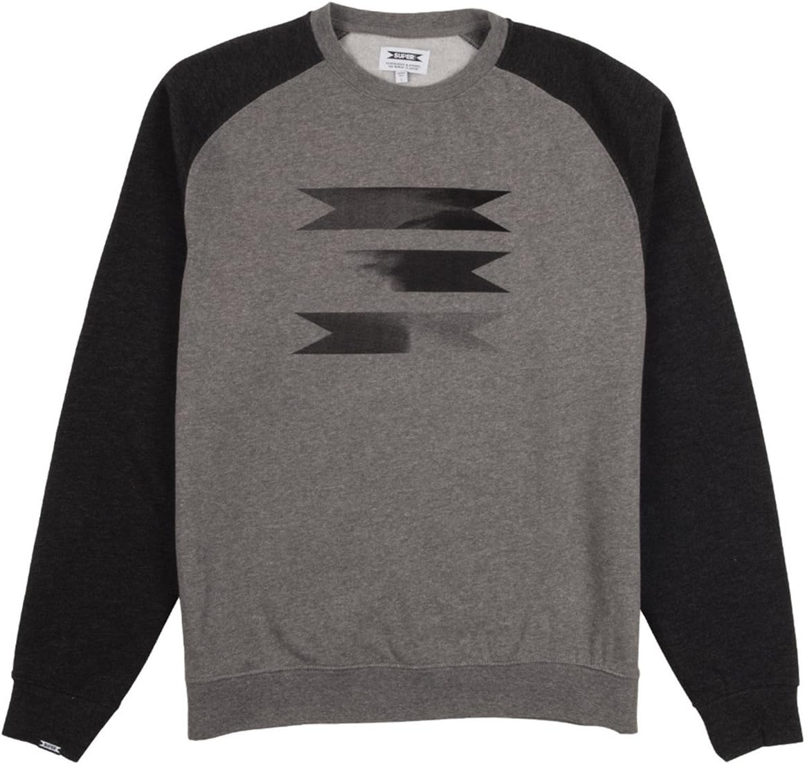 SUPERbrand Men's The Banners Crew Fleecewith Soft Hand Screen Print