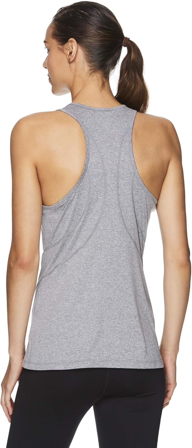 Reebok Women's Running & Workout Tank Top - Dynamic Fitted Performance Racerback Active Gym Shirt: Clothing