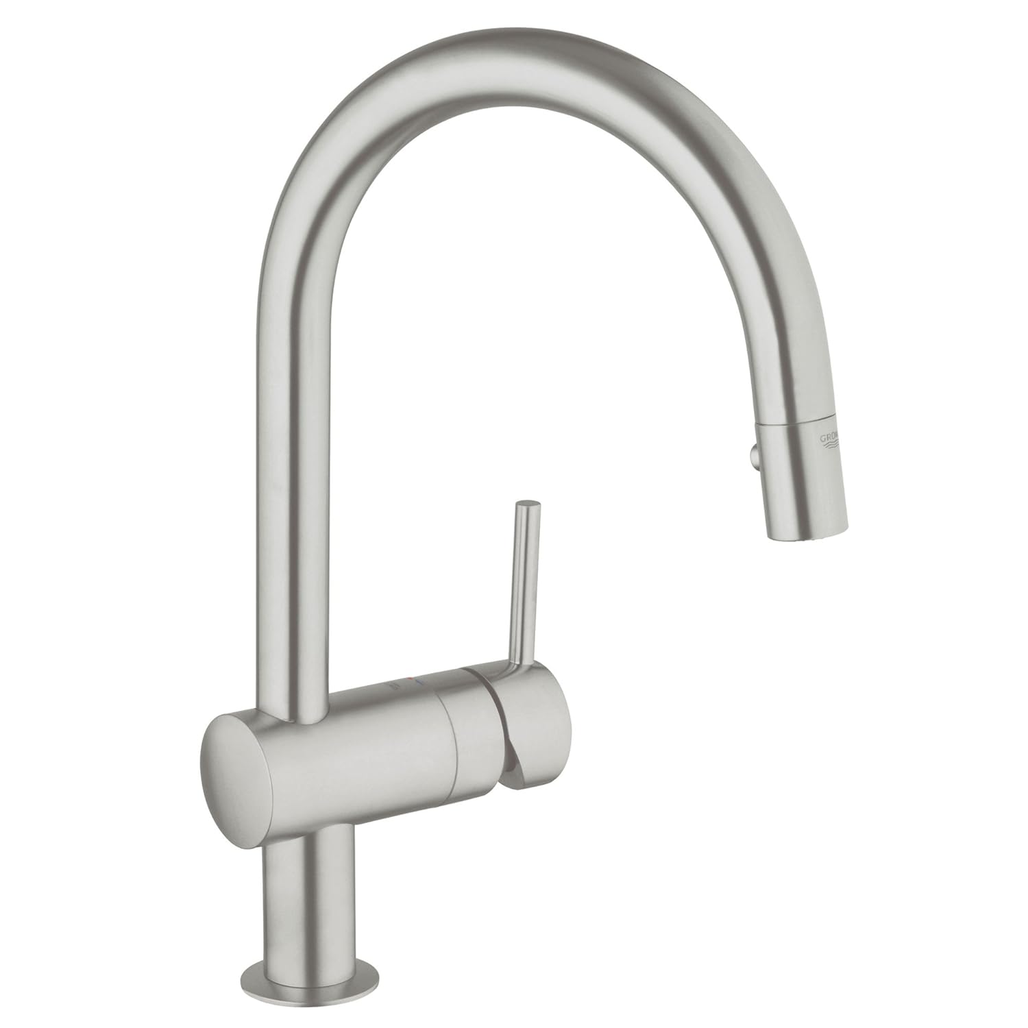 Grohe 31378dc0 Minta Pull Down Spray Head Kitchen Faucet Amazon