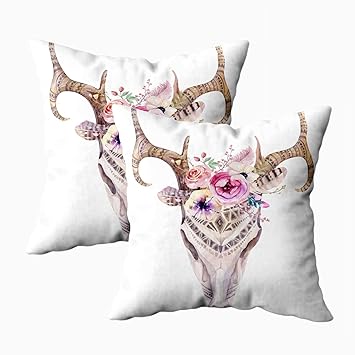 Amazon Com Musesh 18x18 Pillow Cases Pack Of 2 Watercolor