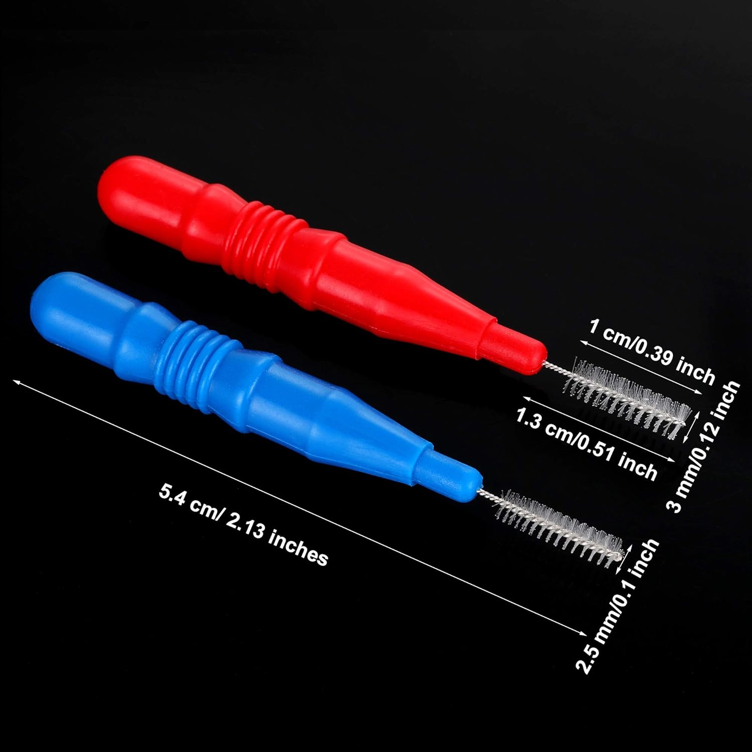 100 Pieces Interdental Brush Toothpick Dental Tooth Flossing Head Oral Dental Hygiene Interdental Brush Dental Flosser Toothpick Cleaners Tooth Cleaning Tool : Beauty