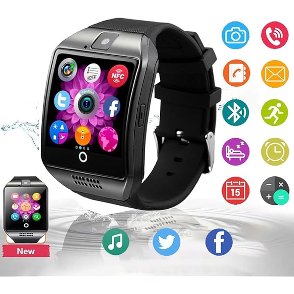 smart watch phone with sim and camera amazon