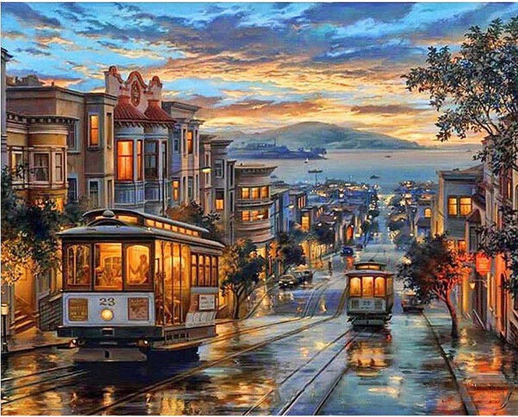 melupa Paint by Numbers DIY Painting Kits by Numbers on Canvas for Adults and Kids