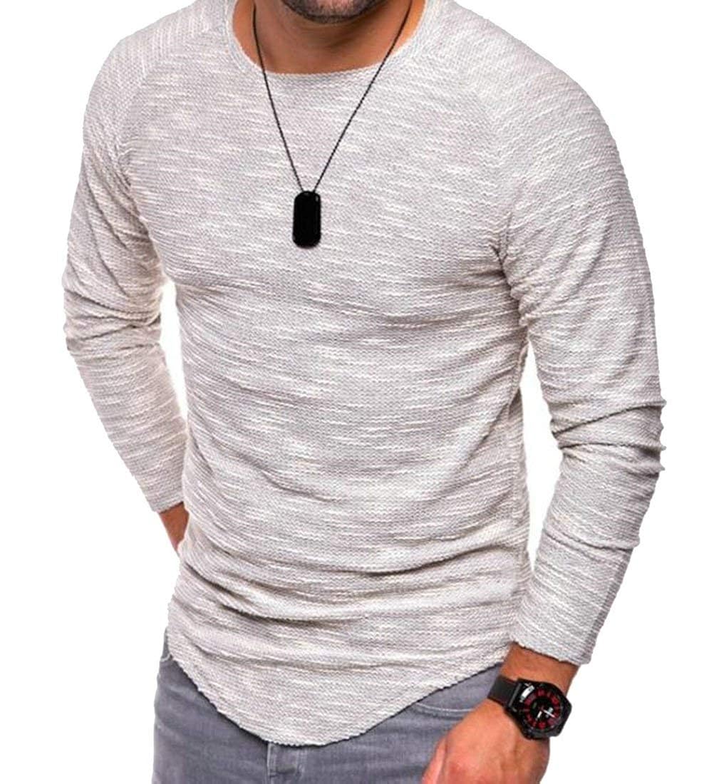 slim fit curved hem tee