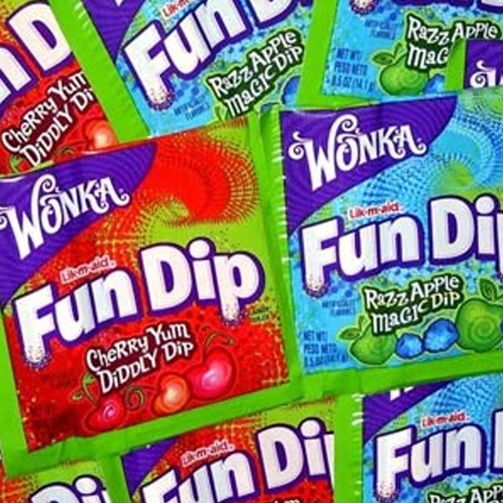 Wonka Fun Dip Candy Fun Size Packs 240 Count