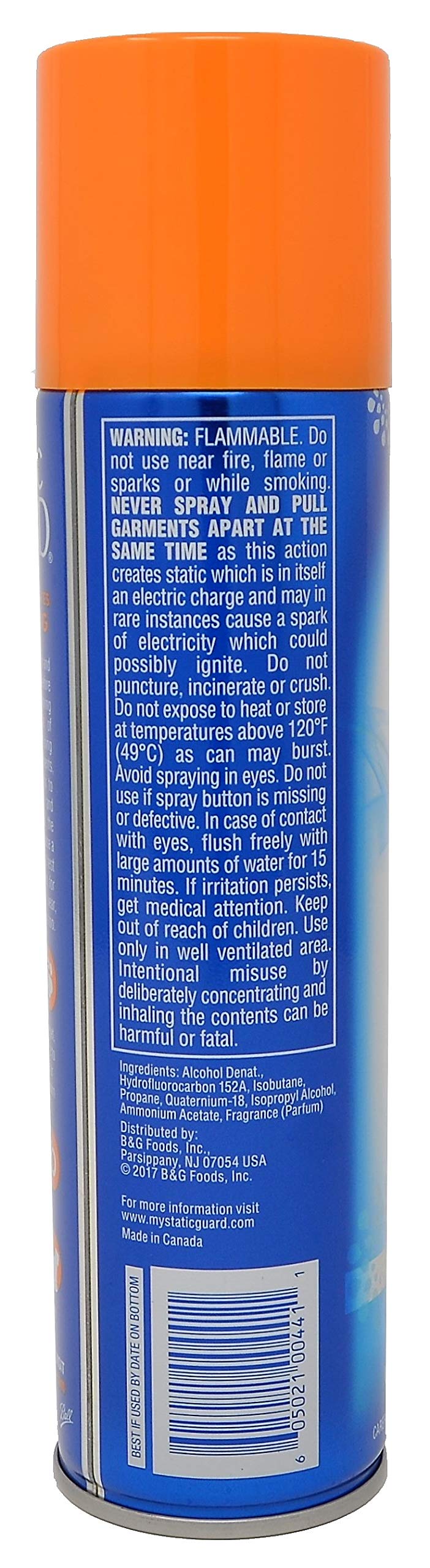 Static Guard Bonus Pack Spray 12.4 oz (2 Pack of 5.5 oz & 1 Pack of 1.4 oz)