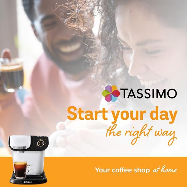 TASSIMO COSTA AMERICANO 16 T DISCS (PACK OF 5, TOTAL 80 T DISCS), WHITE AND RED