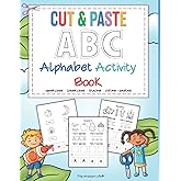 Cut and Paste ABC Alphabet Activity Book