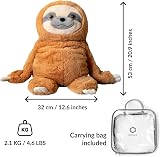 ODOXIA Weighted Plush for Anxiety 2.2KG Calming Teddy Sloth 53x32 cm view 5