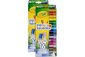 2pk Bundle of 16 Pip-Squeaks Broad Line Washable Markers