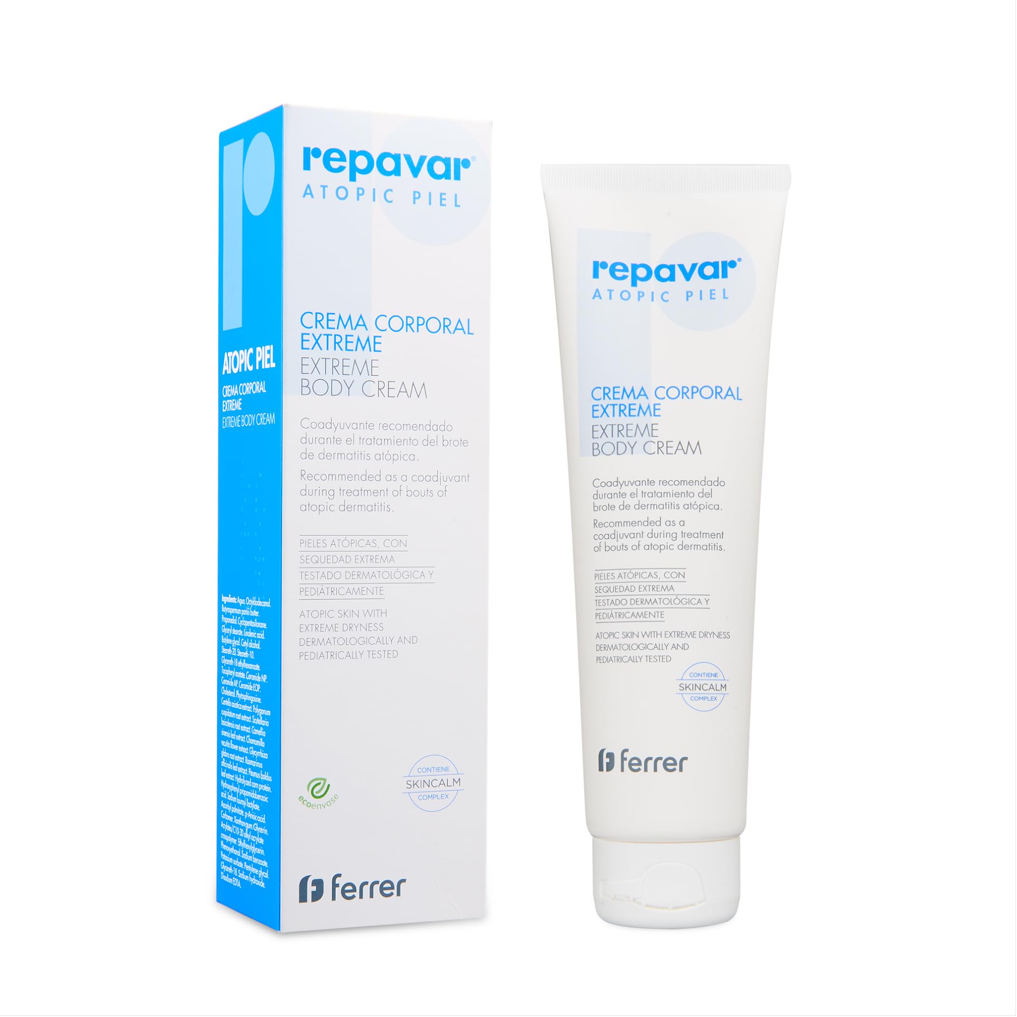 Repavar Atopic Skin - Extreme Body Cream for Relieving Intense Dryness - For Atopic, Dry and Very Dry Skin - Ideal for Treating Breakouts - 150 ml