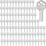 KW1 Blank Key Blanks, Pack of 100 Uncut Blank Keys