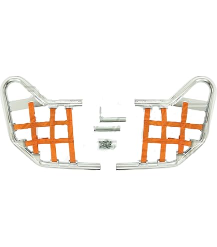 Netze Für Nerf Bars – Kompatibel Mit YFM 660 R – Schwarz, 3 & 2 Bänder, Tragkraft 1,8 T, Verstärkt – Für Links & Rechts (Set)