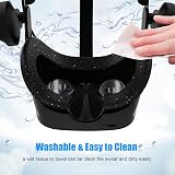 Rianpesn Reverb G2 VR Headset Silicone Face Cushion Washable Light Blocking view 4