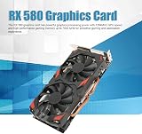 Cuifati RX 580 8GB GDDR5 256bit PCI Express 3.0 Graphics Card Dual Fan view 2