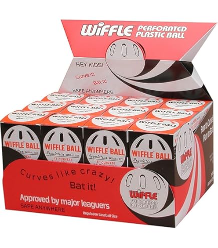 Lot De 6 Douzaines De Balles Officielles Wiffle® Pour Baseball - Modèle