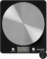 Salter 1036 BKSSDR Digital Kitchen Scale 5KG Tare Function Stainless Steel