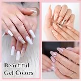 PHOENIXY Poly Nail Gel Kit 8 Colors 36W Lamp Full DIY Extension Set view 5