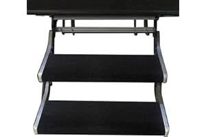 NEWFOM RV Step Covers 2 Pack, 18-23 Inch Wide RV Step Rug Camper Stair Cover for Manual & Electric RV Steps