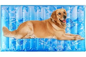 BOONMAX Cool Pet Pad,Dog Cooling Mat,Suitable for Dogs and Cats,Suitable for All Types of Pets,Washable and Portable,Summer Keep Your Pet Cool (47.2X29.5in)