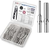 JRready ST6364-050 Deutsch DT Connector Solid Pins and Sockets Contact Kit | Size 16 Closed Barrel Contact Pin 16-20AWG,13A,Deutsch Male&amp;Female Connector Terminal Kit 0460-202-16141P/0462-201-16141S