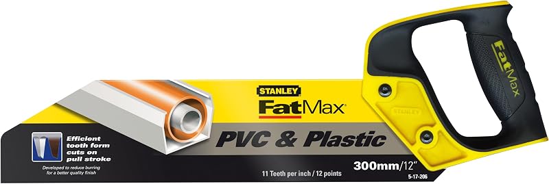 FATMAX 300mm 11TPI Scie pour PVC et plastique, 2-17-206