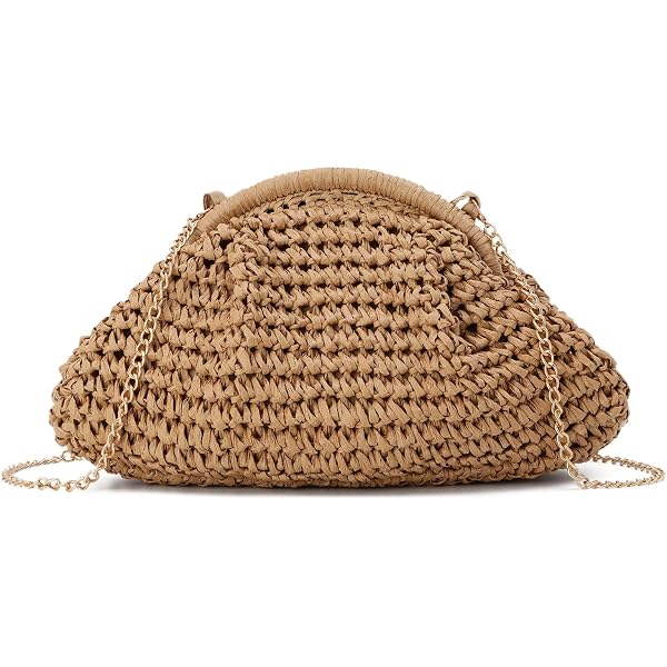 GOKTOW Straw Woven Tote Bag - Raffia Crossbody Purse For Beach, Summer Travel, Large Capacity Handbag - View #10
