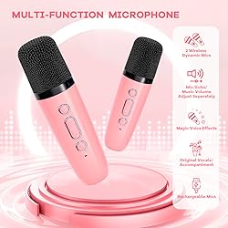 YLL Mini Karaoke Machine for Kids Adults, Portable