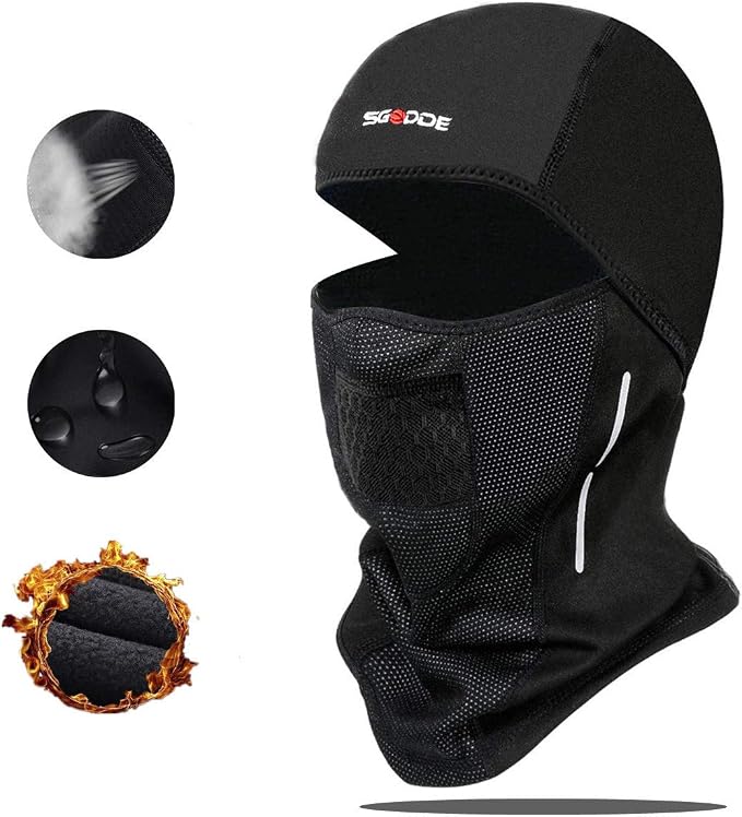 Dtaigou Scaldacollo E Petto, Scaldacollo E Petto Per Moto - Copricollo Invernale Da Ciclismo,Copertura Protettiva Per Il Viso Invernale, Protezione Per Il Torace Per Mezza Faccia Per Motocicletta Per - 6