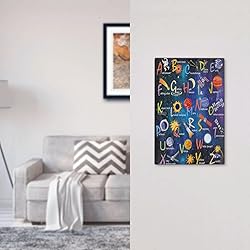 ABC Outer Space 1 Gang Light Switch Cover No Device