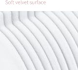 ManGotree Baby Velvet Hangers 30 Pack Non-Slip Space Saving White view 4