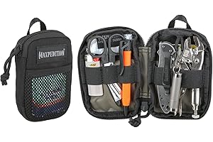 MAXPEDITION Pico Pocket Organizer, Ultra Compact EDC Gear Pouch, Tactical Utility Pouch for Everyday Carry, Tools, Gadgets, Outdoor First-Aid Kit, Survival
