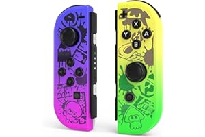HACTIWS Joypad Controller for Switch,Replacement Switch Controller,Left and Right Joypad Controller with Dual Vibration/Motion Control/Wake-up/Screenshot (Multicolor)