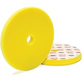Griot's Garage 6.5” Perfecting Foam Pads for Car Polishing and Detailing, Buffing Pads for Paint Correction, Polishing, and Waxing, Yellow, Set of 2