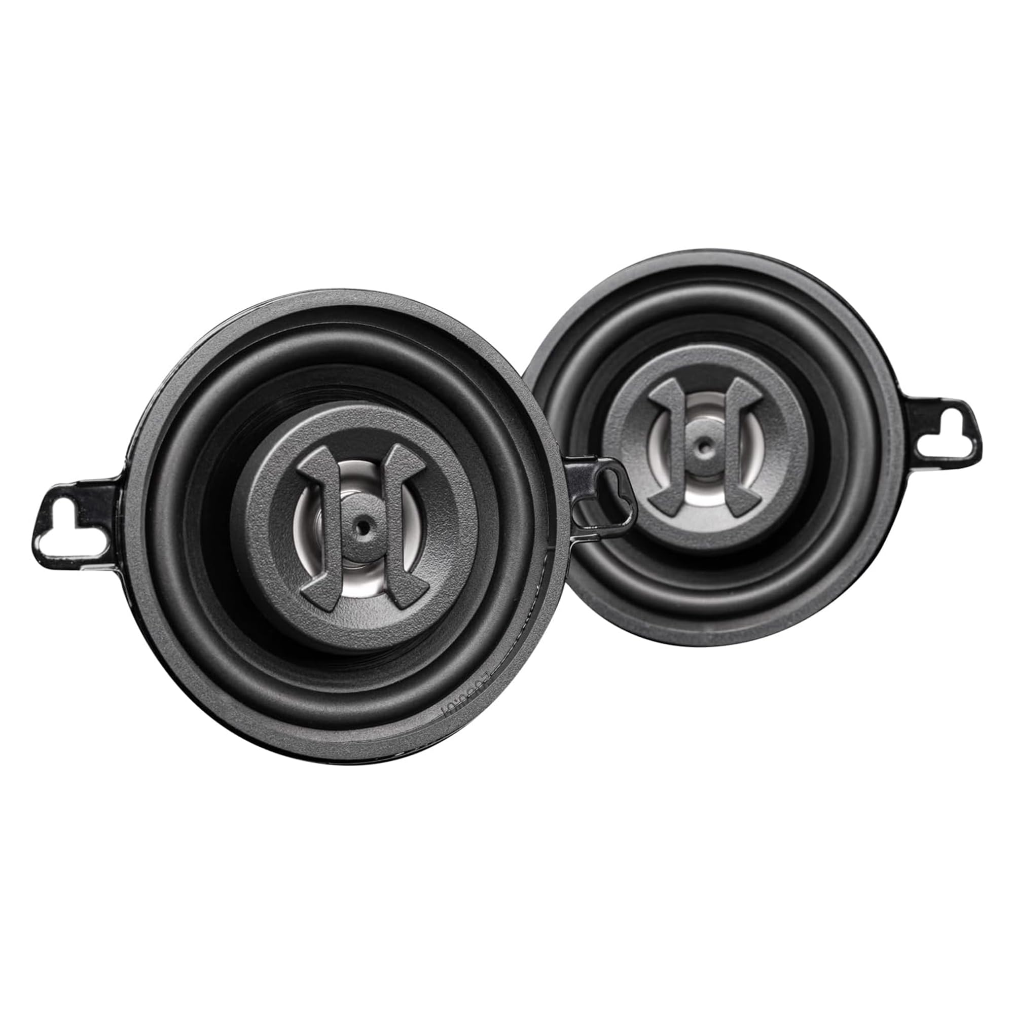Hifonics Zeus ZS35CX 3.5 Inch 2 Way 125W Car Audio Coaxial Speakers with Mylar Dome Tweeter and Alpha Cellulose Poly Woofers, Pair