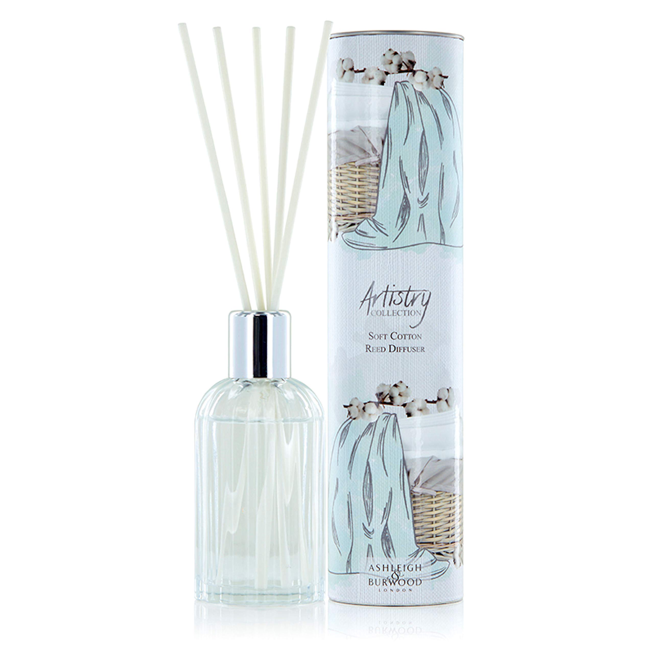 Ashleigh & Burwood Artistry Collection 200ml Diffuser - Soft Cotton