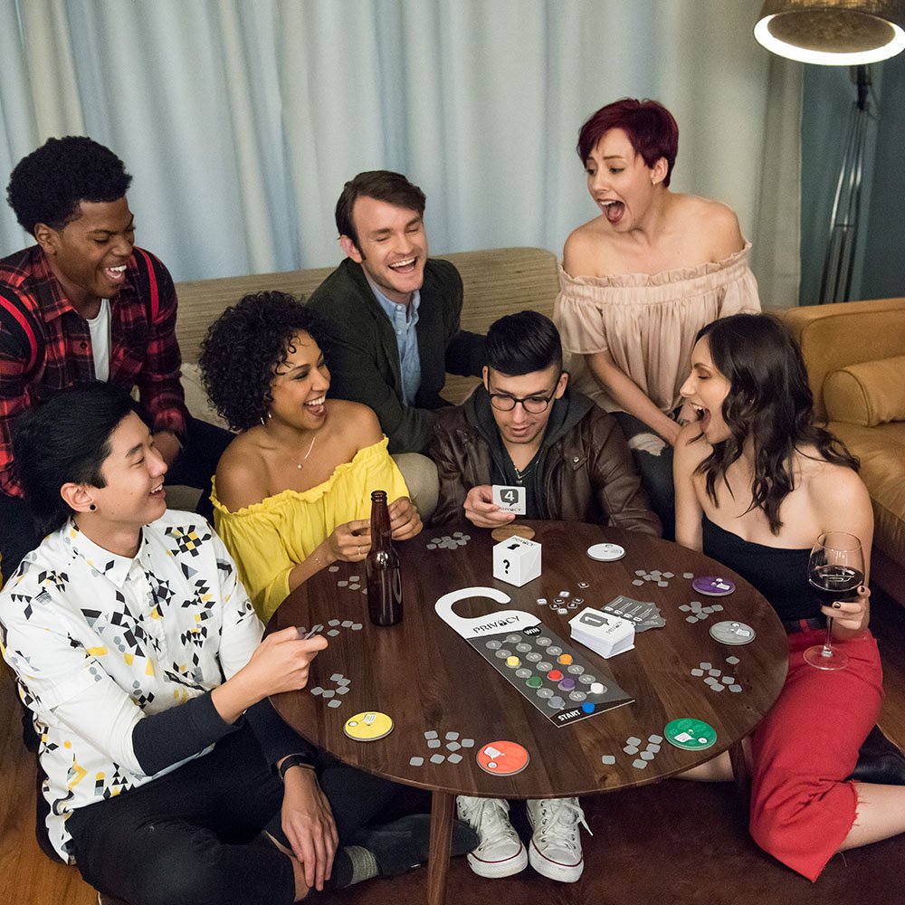 Privacy - Adult Party Game | 18+ Board Game | Fun Drinking Game to play with Friends | Reveal your friends secrets with the hilarious Privacy Card Game | Anonymously Answer NSFW Questions