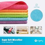 Orighty Microfiber Cleaning Cloths 12 Pack 12x12 Inch Lint Free Absorbent view 2