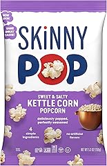 SkinnyPop Popcorn, Sweet & Salty Kettle, Whole Grain, Dairy-Free Snack, 5.3oz Bag