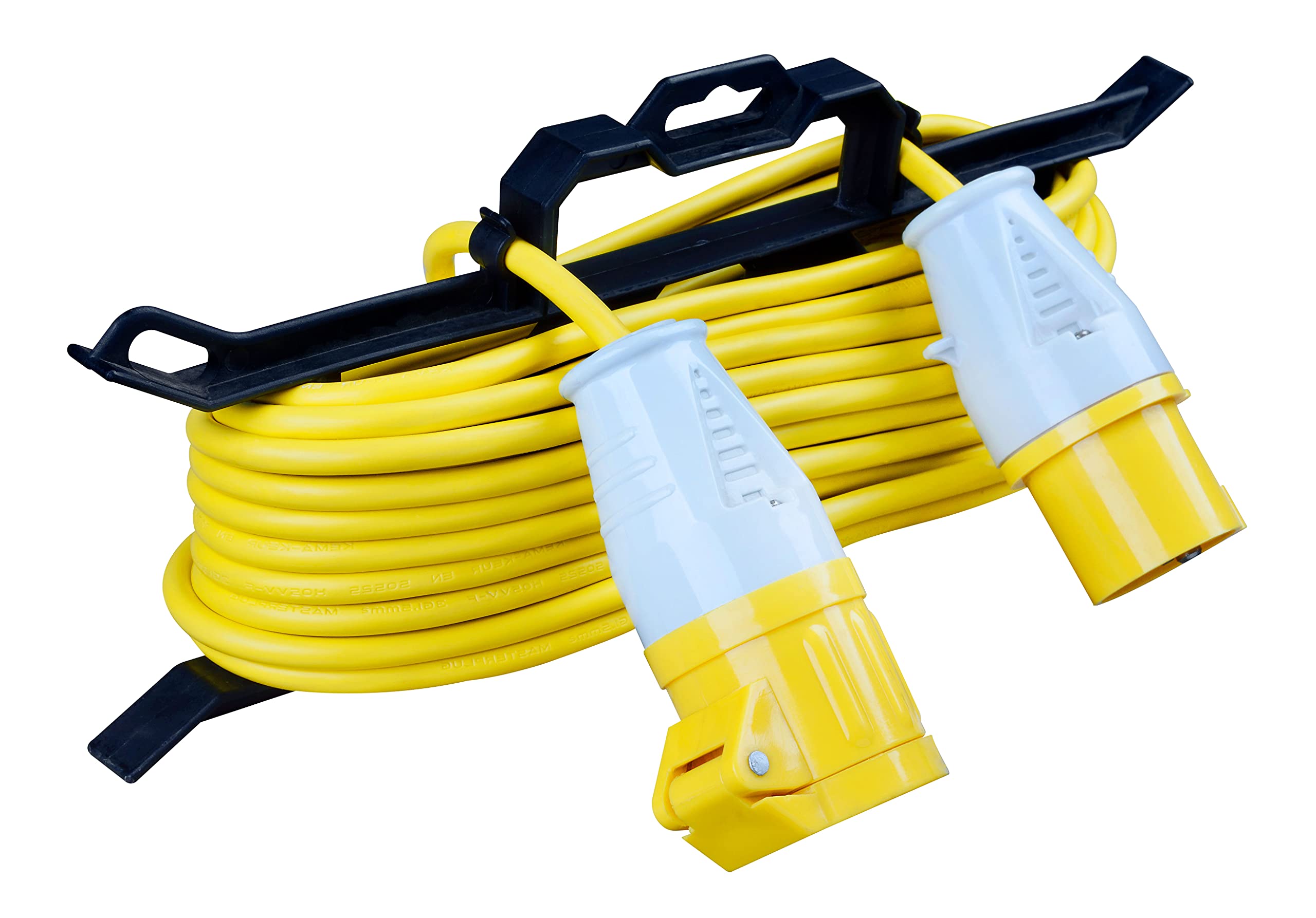 Masterplug 110 Volts Site Equipment Inline Plug and Socket with Cable Tidy