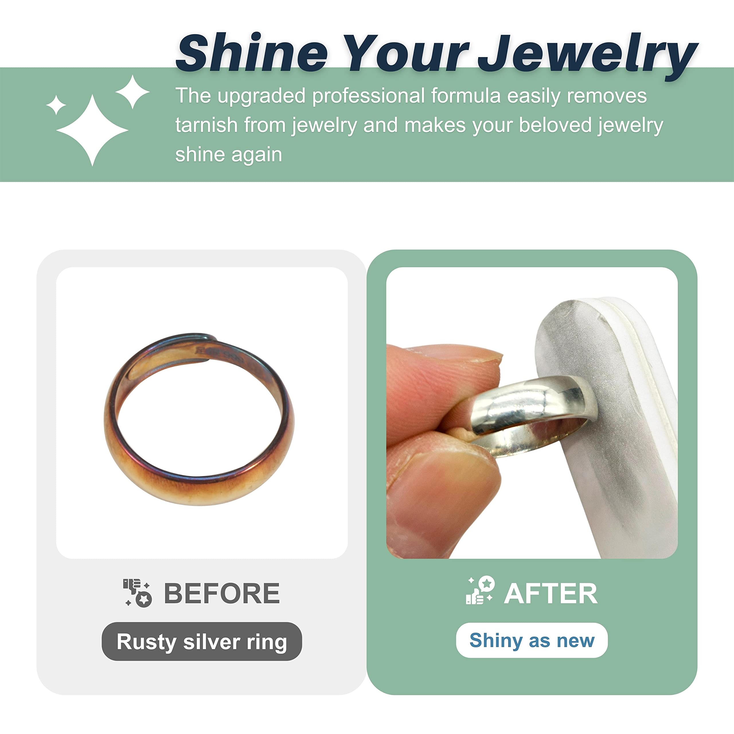 CATIFLIN 20pcs Scratch Removal Silver Polish Sticks, Double-Sided Sanding Sticks, Polishing Sticks for Gold, Rose Gold, Copper, Brass, Alloy and Other Jewelry, Watches, Cell Phones (3.54