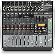 Amazon.com: Behringer Xenyx QX1222USB Mixer with USB and Effects 