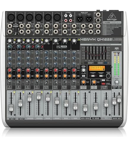 Amazon.com: Behringer Xenyx QX1832USB Mixer with USB and Effects 