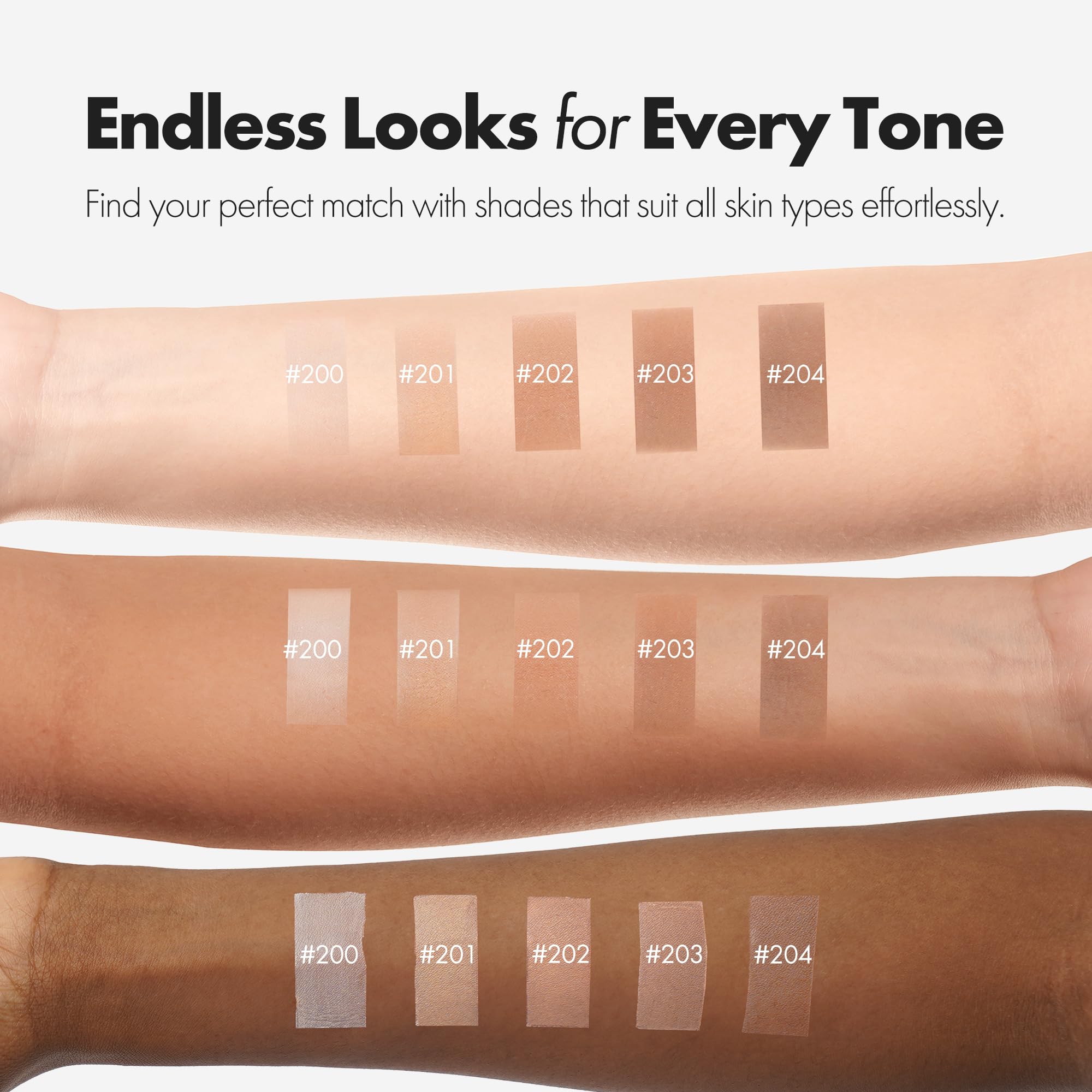 ELROEL Blanc Cover Cream Stick V White - Korean Color-Changing Foundation Stick with Volufiline - Medium to Full Coverage Dewy Finish Base Makeup - Dual-Ended with Detachable Brush (202 Natural)