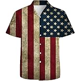 Mens Hawaiian Shirts 3D Graphic Button Down Short Sleeve Tropical Holiday Beach Aloha Shirt