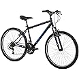 Huffy Stone Mountain Hardtail Mountain Bike for Boys/Girls/Men/Women, 20"/24"/26" Sizes, 6 or 21 Speed Shimano Twist Shifting, Front or Dual Suspension, Comfort Saddle, Sleek Colors