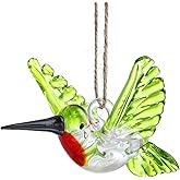 Hummingbird Ornaments Christmas Tree Decorations Blown Glass Hummingbird Hanging Ornament for Home Party Decor